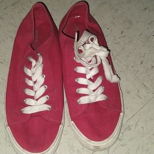 Red Lace Up Shoes